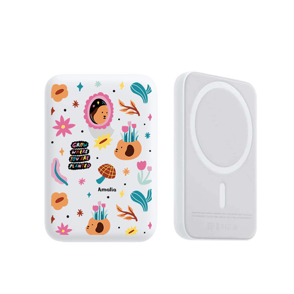 Magnetic Wireless Powerbank - Grow and Bloom