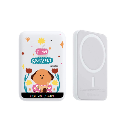 Magnetic Wireless Powerbank - Kiku and the Cat