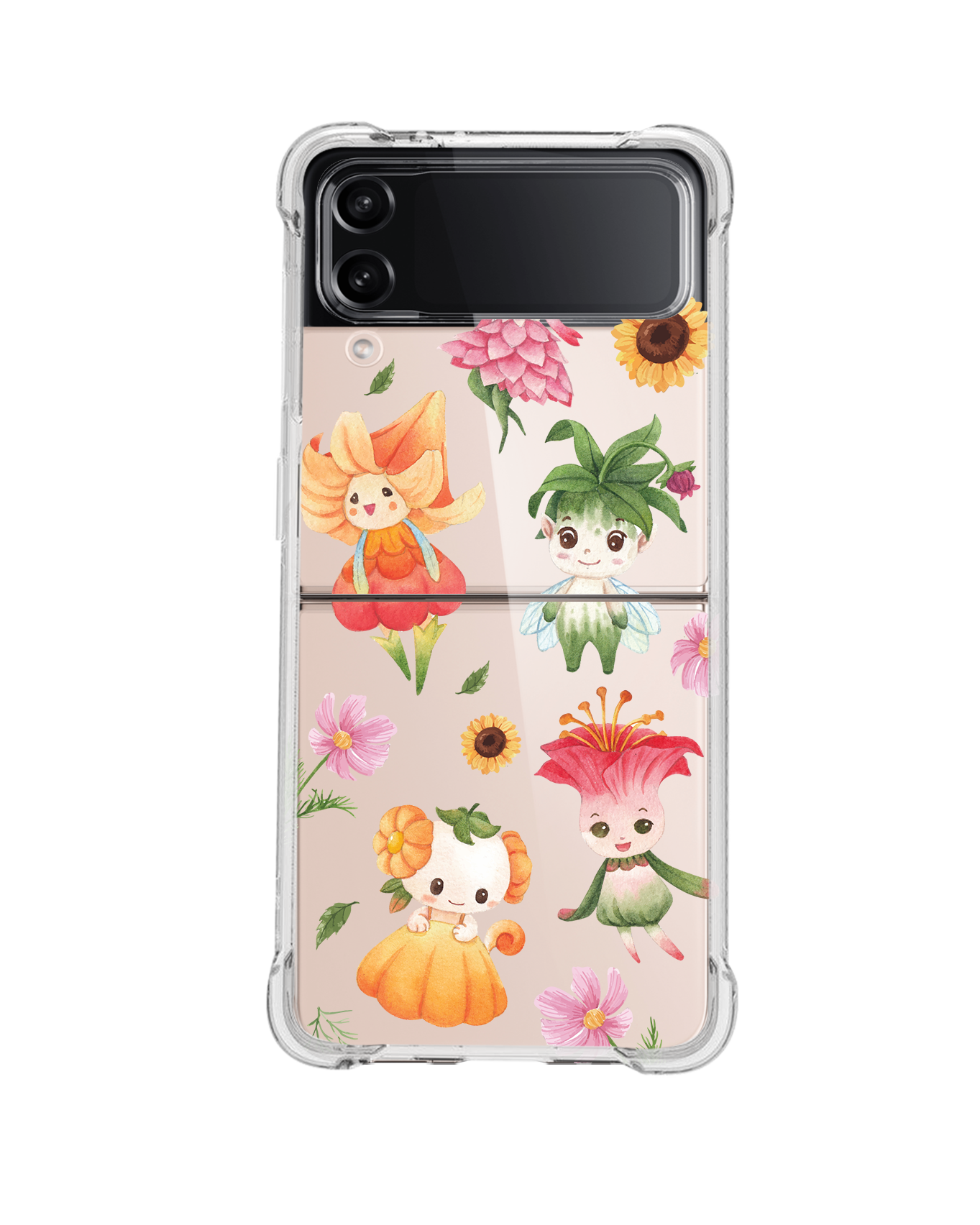 Android Flip / Fold Case - Magical Garden