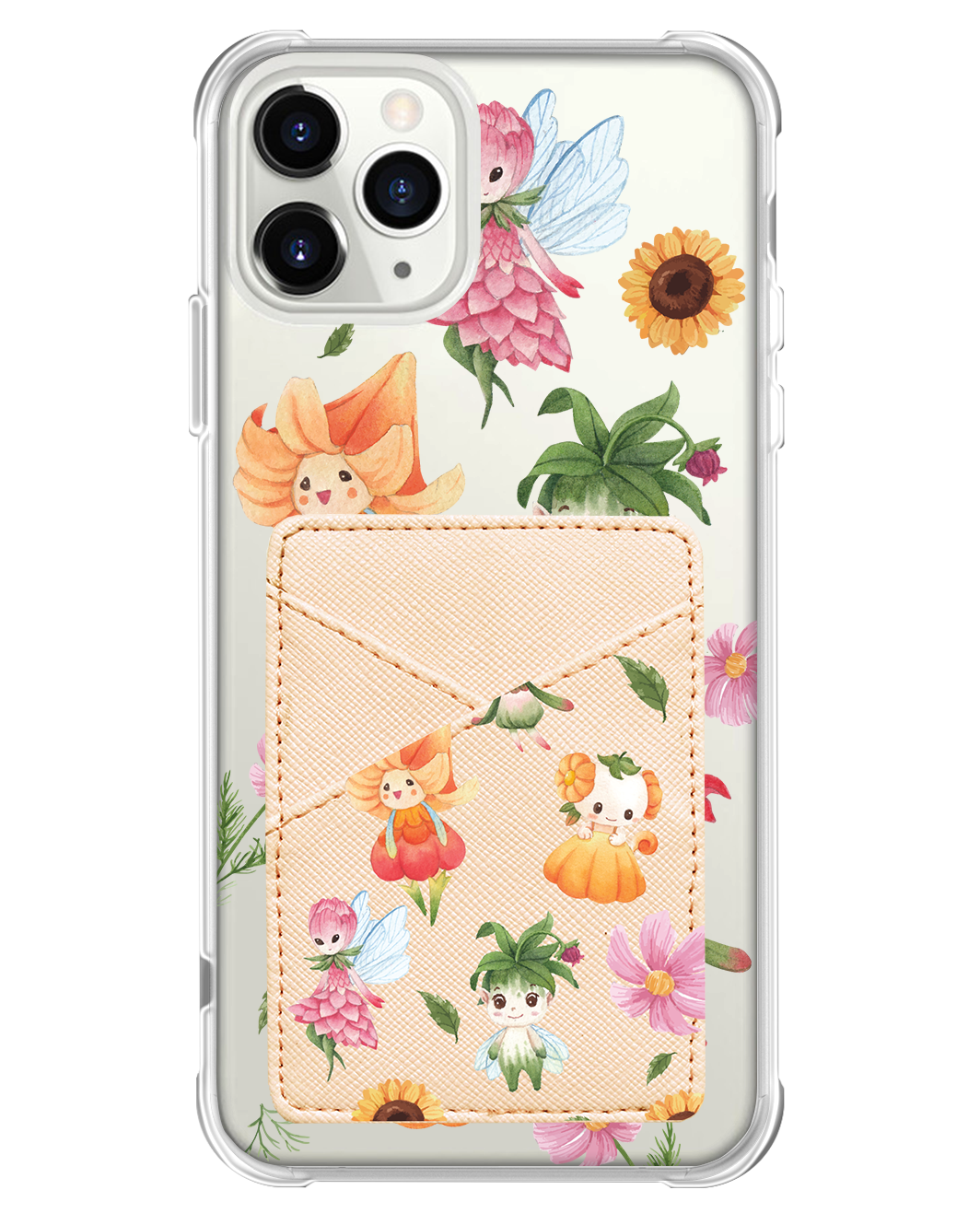 iPhone Phone Wallet Case - Magical Garden