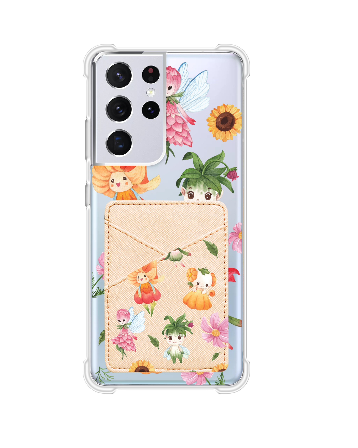 Android Phone Wallet Case - Magical Garden