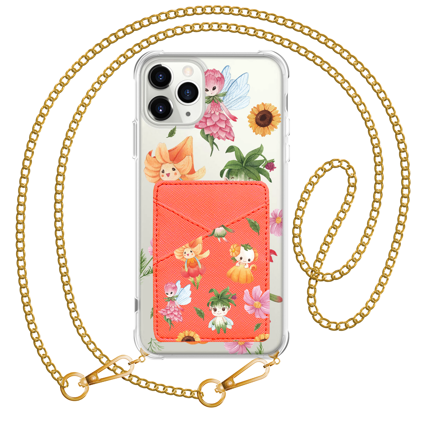 iPhone Phone Wallet Case - Magical Garden