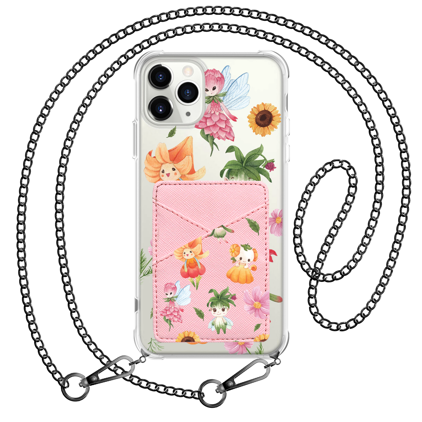 iPhone Phone Wallet Case - Magical Garden