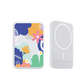 Magnetic Wireless Powerbank - Abstract Flower 1.0