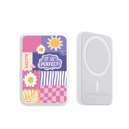 Magnetic Wireless Powerbank - Abstract Quotes