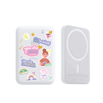Magnetic Wireless Powerbank - Be Yourself