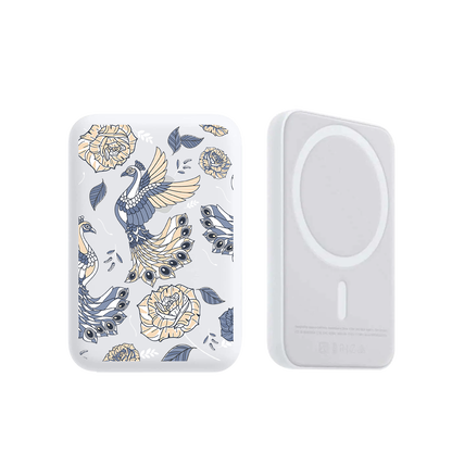 Magnetic Wireless Powerbank - Bird of Paradise 6.0