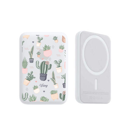 Magnetic Wireless Powerbank - Cactus 2.0