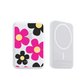 Magnetic Wireless Powerbank - Daisy Hot Pink