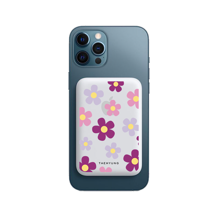 Magnetic Wireless Powerbank - Daisy Paradise
