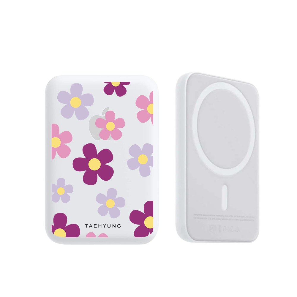 Magnetic Wireless Powerbank - Daisy Paradise