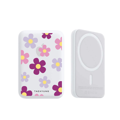 Magnetic Wireless Powerbank - Daisy Paradise