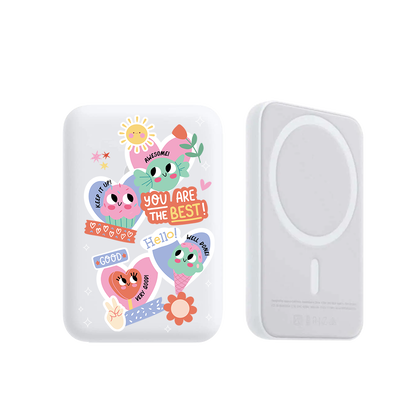 Magnetic Wireless Powerbank - Dessert Party