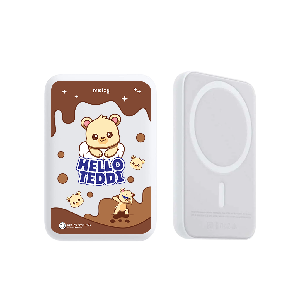 Magnetic Wireless Powerbank - Hello Teddy 1.0