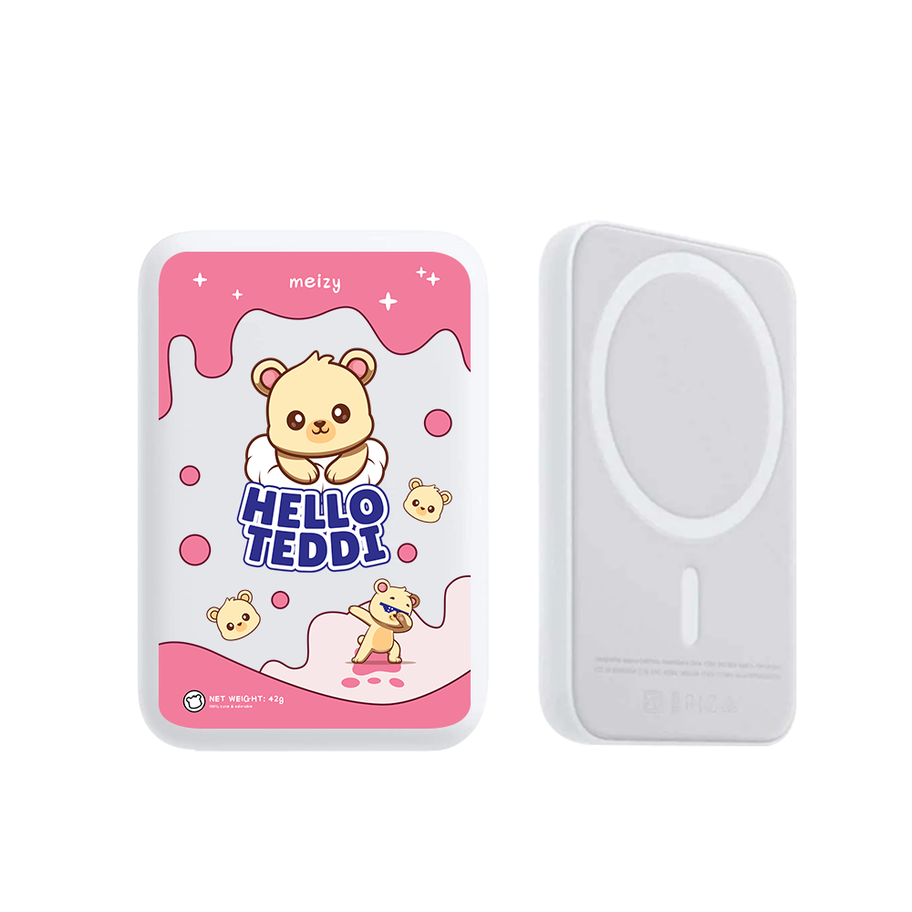 Magnetic Wireless Powerbank - Hello Teddy 2.0