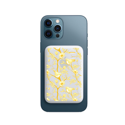 Magnetic Wireless Powerbank - Lovebird Monochrome 2.0
