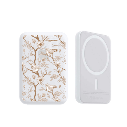 Magnetic Wireless Powerbank - Lovebird Monochrome 3.0