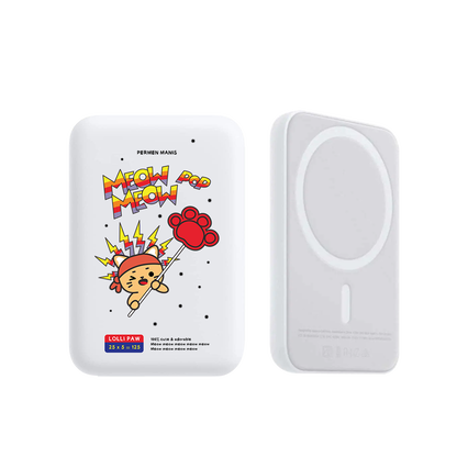 Magnetic Wireless Powerbank - Meow Pop 1.0
