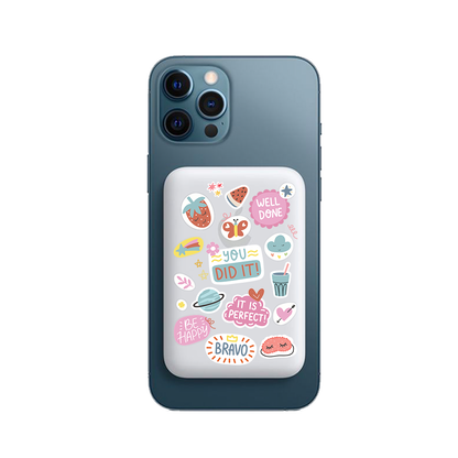 Magnetic Wireless Powerbank - Motivation Sticker Pack 1.0