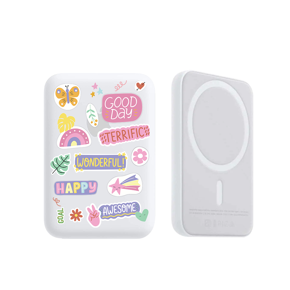 Magnetic Wireless Powerbank - Motivation Sticker Pack 2.0