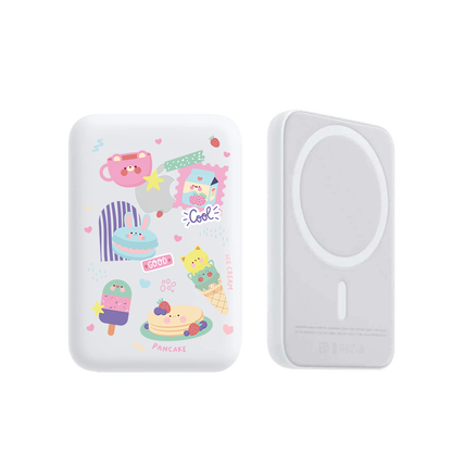 Magnetic Wireless Powerbank - Sweet Cafe