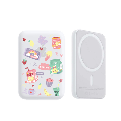 Magnetic Wireless Powerbank - Sweet Yummy