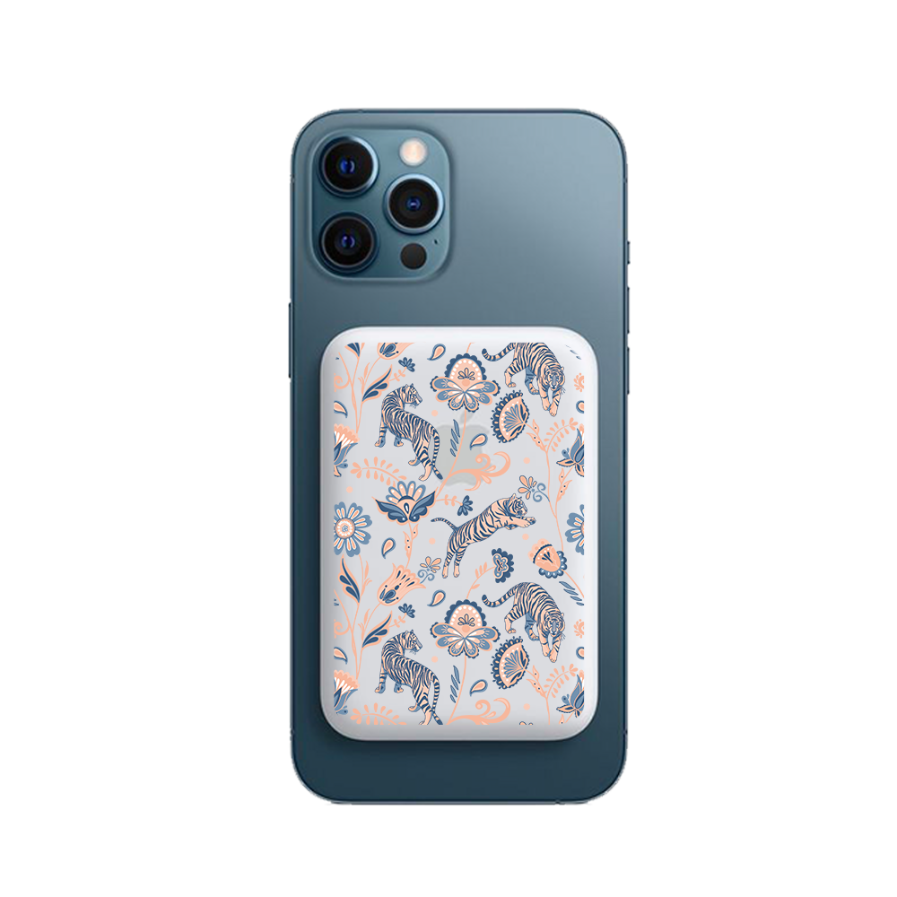 Magnetic Wireless Powerbank - Tiger & Floral 5.0