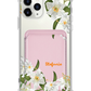 iPhone Magnetic Wallet Case - May Lily of the Valley