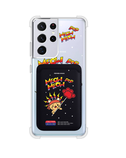 Android Magnetic Wallet Case - Meow Pop 1.0
