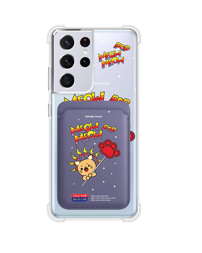 Android Magnetic Wallet Case - Meow Pop 2.0