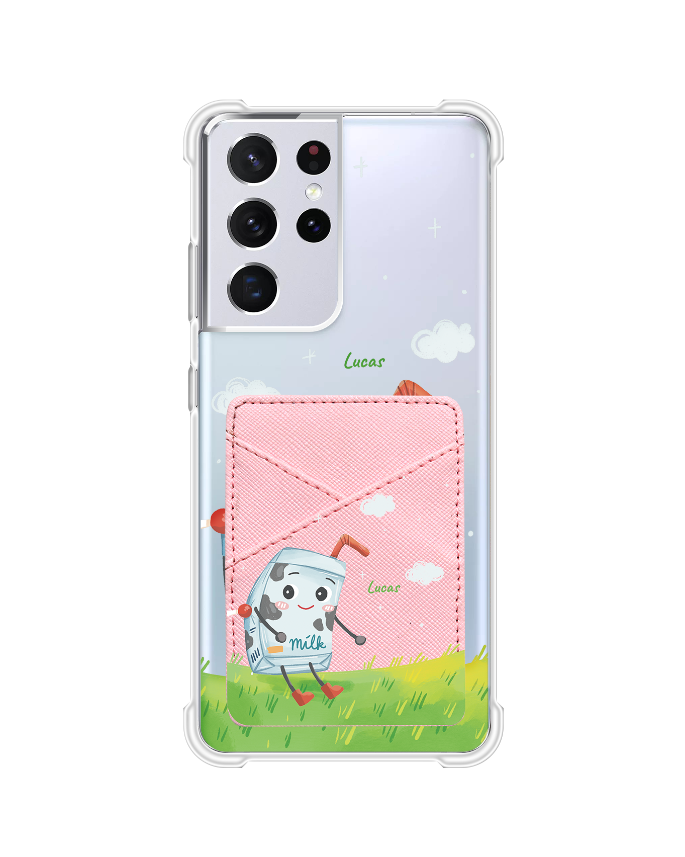 Android Phone Wallet Case - Milk To My Cookies (Couple Case)