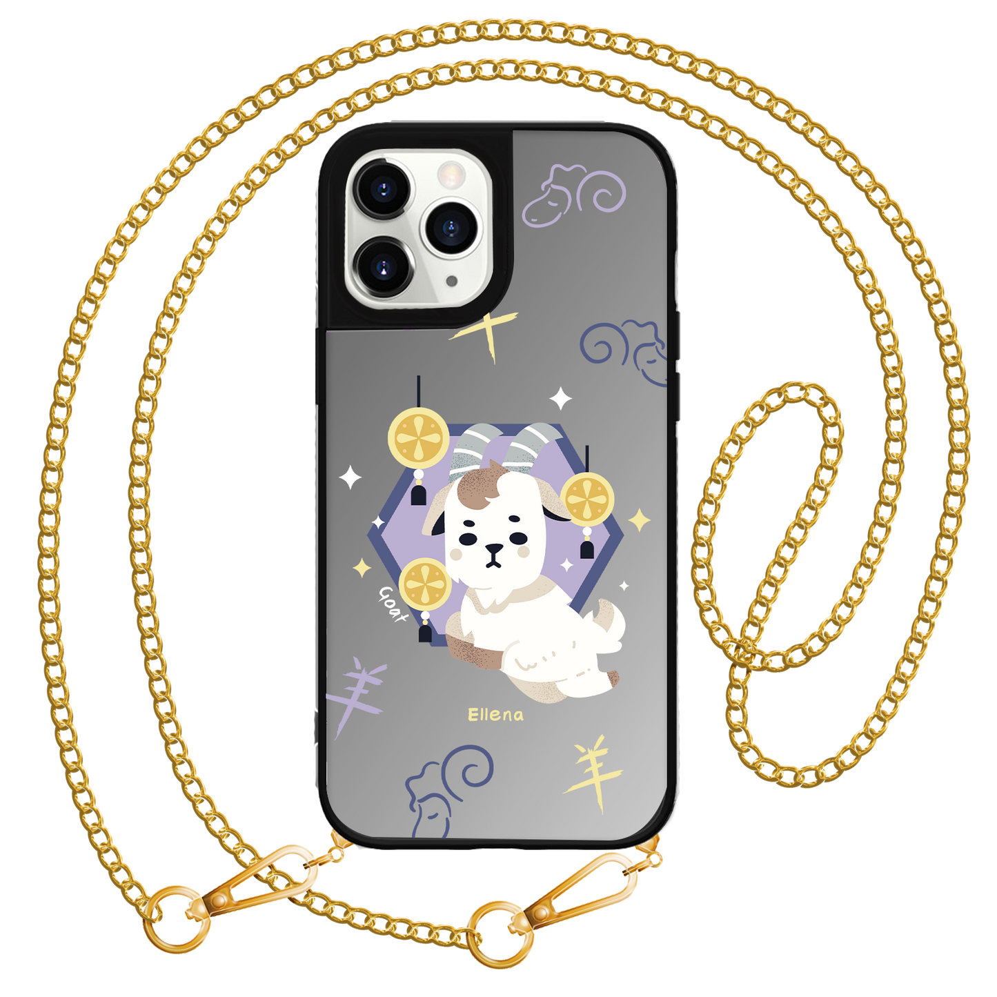 iPhone Mirror Grip Case -  Goat (Chinese Zodiac / Shio)