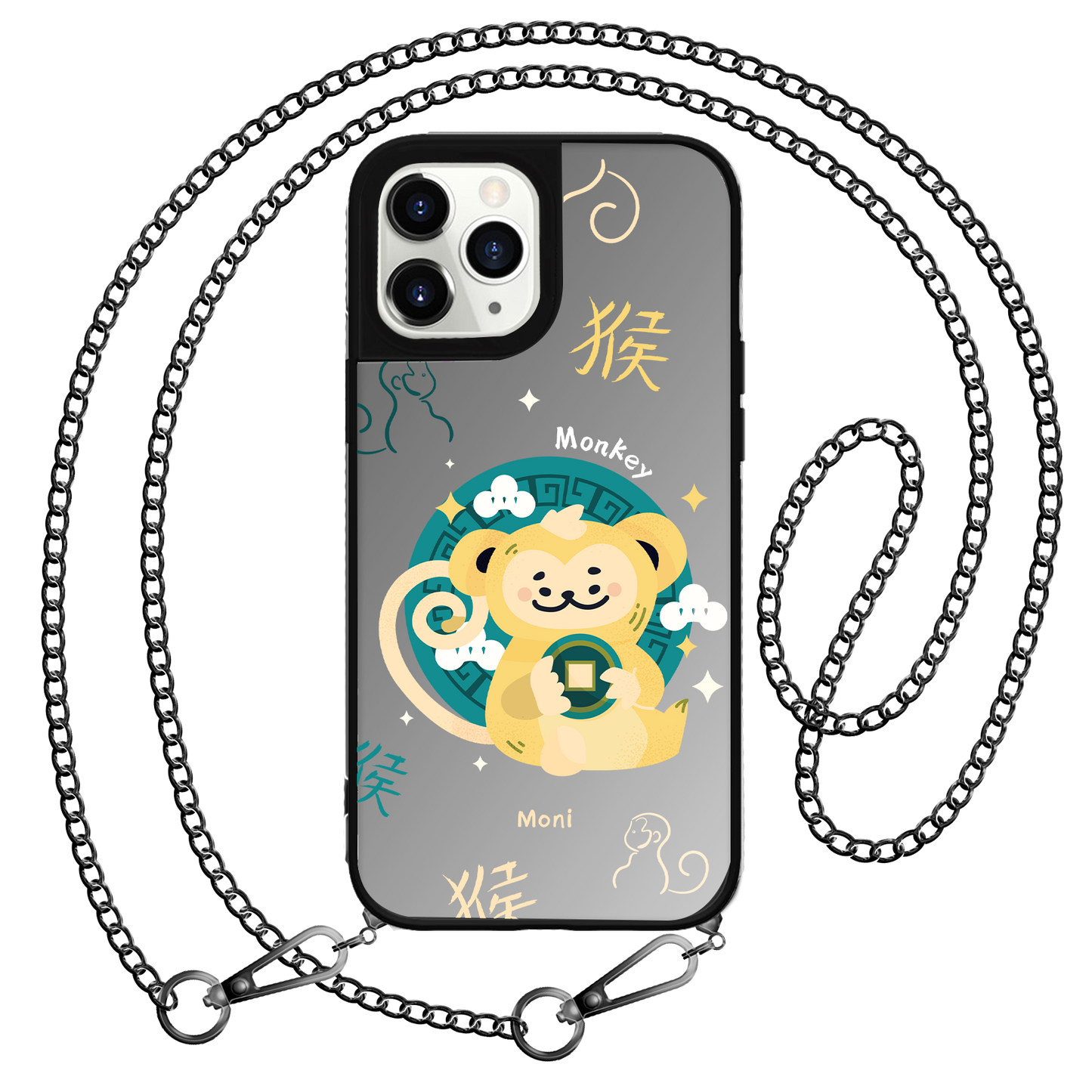 iPhone Mirror Grip Case -  Monkey (Chinese Zodiac / Shio)