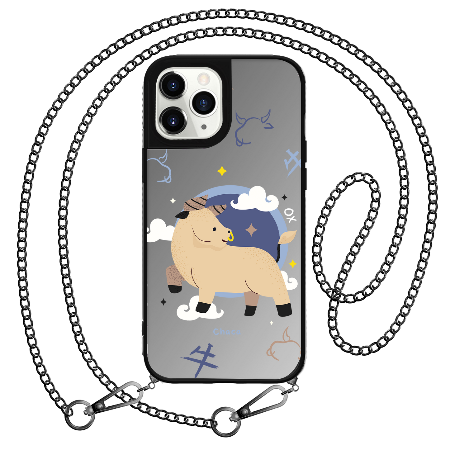iPhone Mirror Grip Case -  Ox (Chinese Zodiac / Shio)