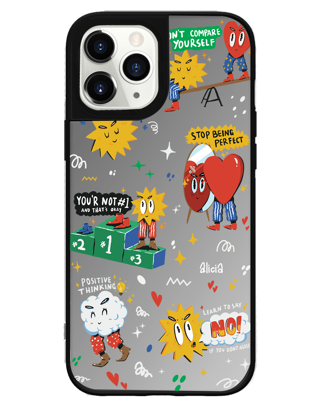 iPhone Mirror Grip Case - Selfless Love 2.0