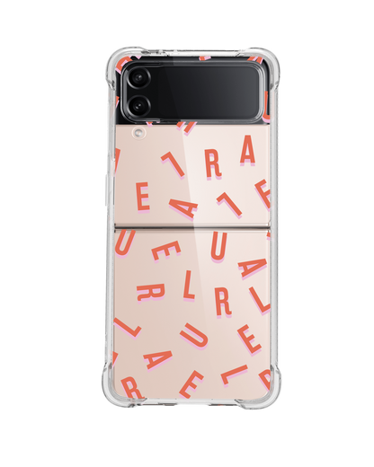 Android Flip / Fold Rearguard Hybrid - CUSTOM MONOGRAM 1.0 Coral