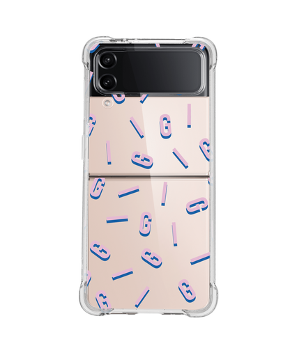 Android Flip / Fold Rearguard Hybrid - CUSTOM MONOGRAM 1.0 Cotton Candy