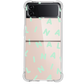 Android Flip / Fold Case - Monogram 2.0 Tosca