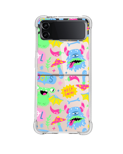 Android Flip / Fold Rearguard Hybrid - Monster Say Keep Going