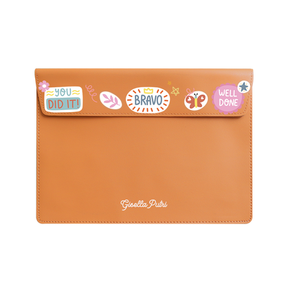 Vegan Leather Sleeve - Motivation 1.0