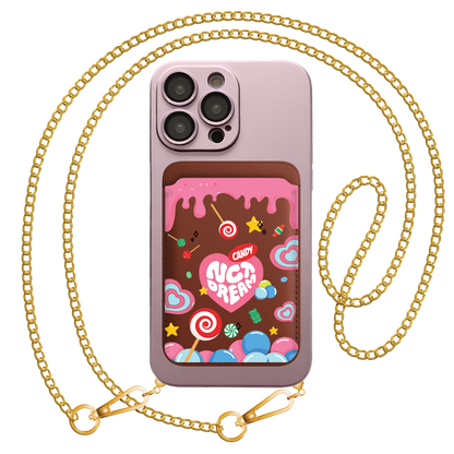 iPhone Magnetic Wallet Silicone Case - NCT Dream Candy 1.0