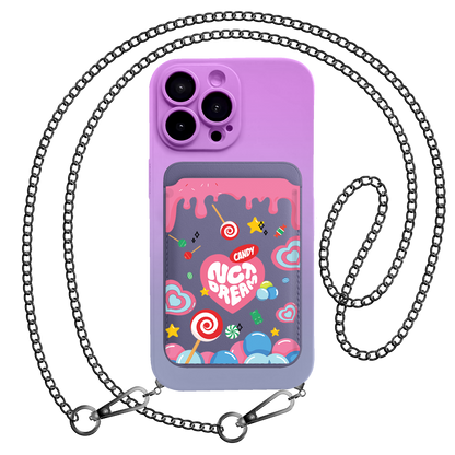 iPhone Magnetic Wallet Silicone Case - NCT Dream Candy 1.0