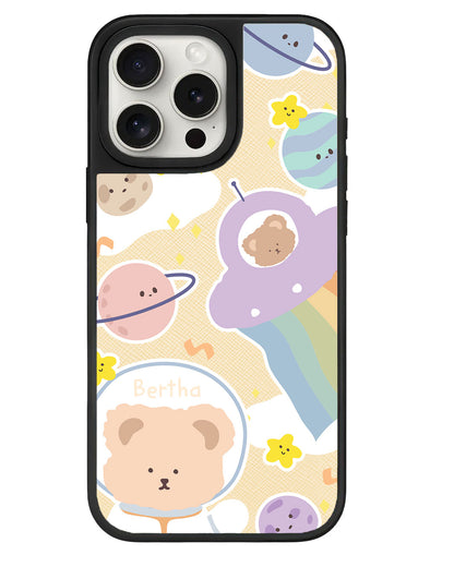 iPhone Leather Grip - Astrobear