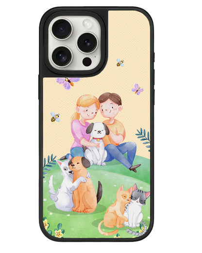 iPhone Leather Grip - Adorable Animals