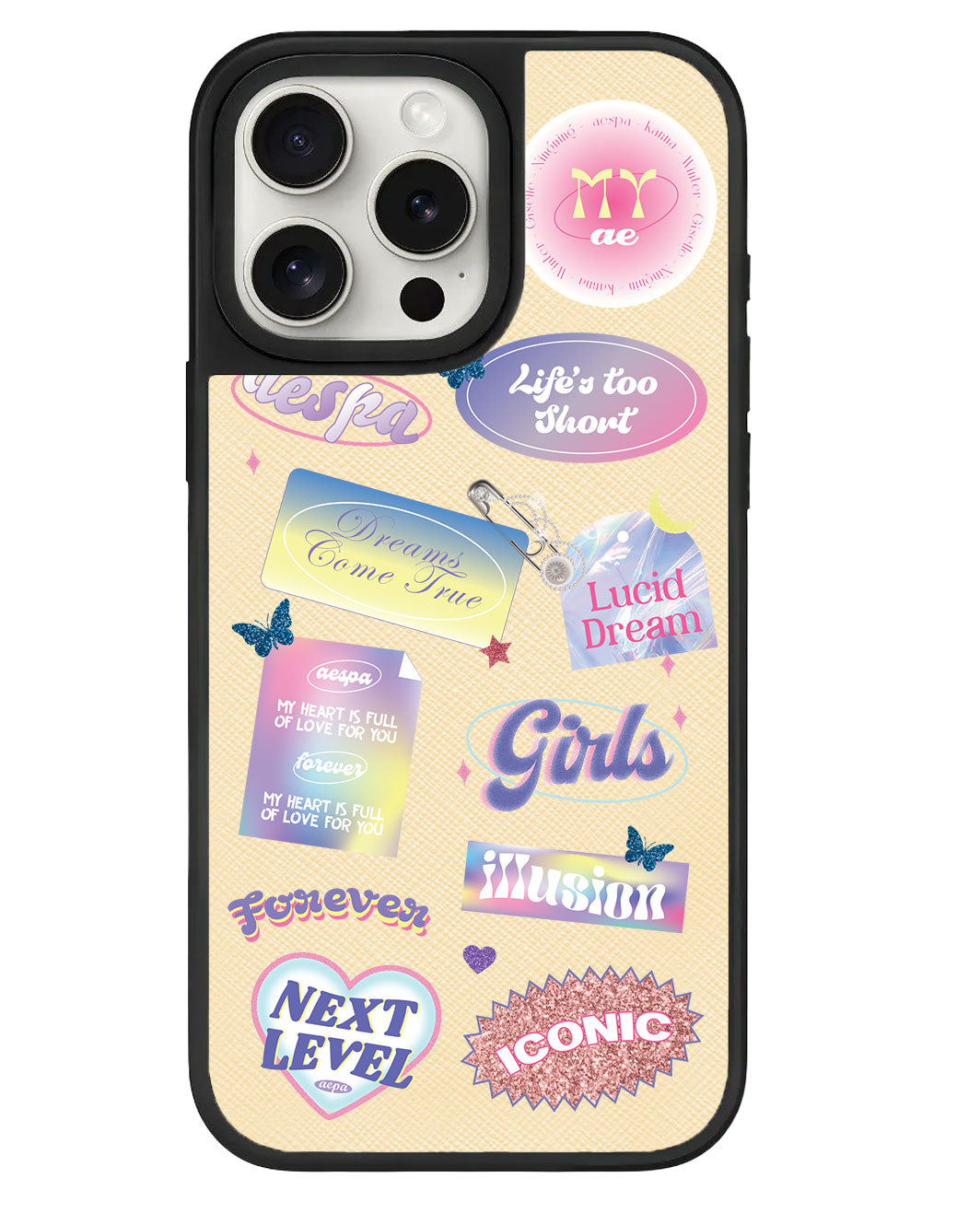 iPhone Leather Grip Case - Aespa Girls Pack