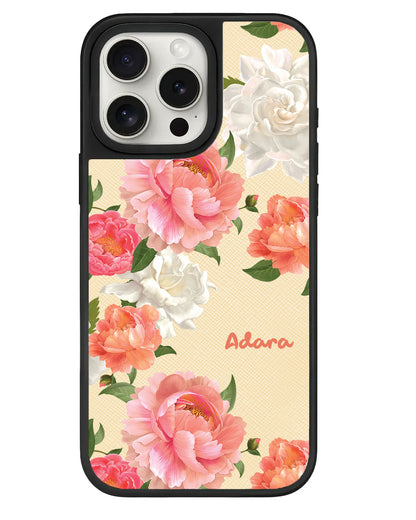 iPhone Leather Grip - August Peony