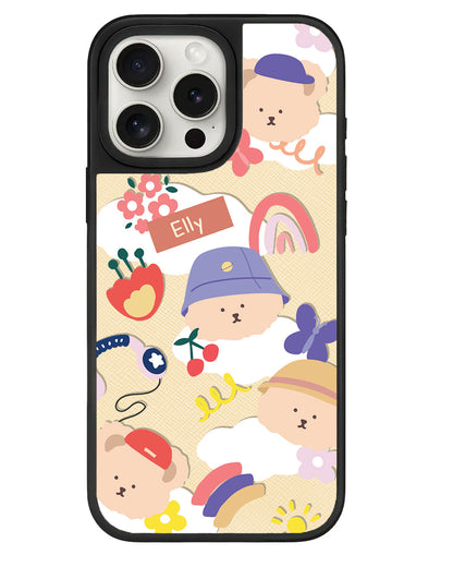 iPhone Leather Grip - Bear in Style