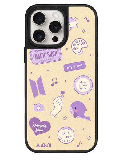 iPhone Leather Grip - BTS Sticker Pack