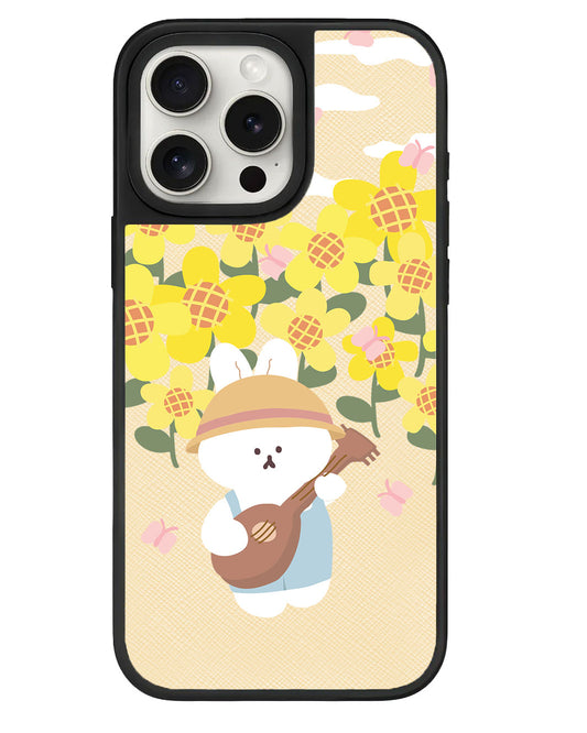 iPhone Leather Grip - Bunny Ukulele
