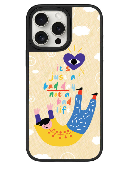 iPhone Leather Grip - Bad Day